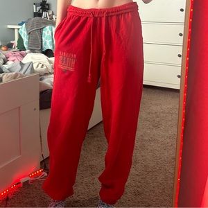Pacsun- Red Sweatpants
